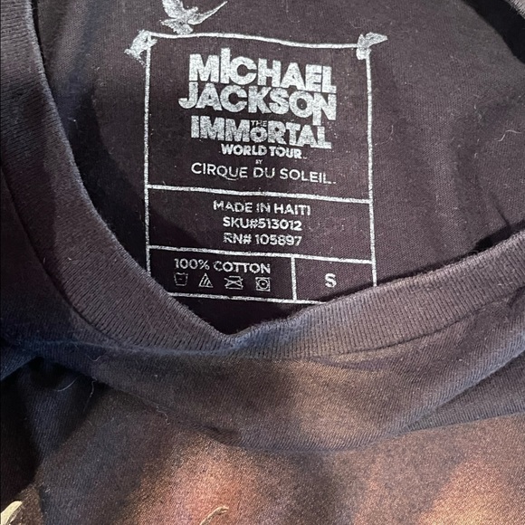 Michael Jackson Immortal World Tour Cirque de Soleil T-shirt Size Small - Picture 4 of 7
